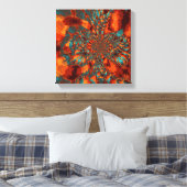 Orange Marble Leinwanddruck (Insitu (Schlafzimmer))