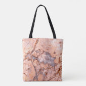 Orange Marble Quartz Tasche (Rückseite)
