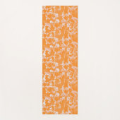 Orange Marble Swirl Yogamatte (Vorderseite)