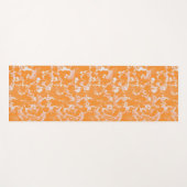 Orange Marble Swirl Yogamatte (Vorderseite (Horizontal))