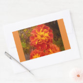 Orange Marigold Fall Morning Dew Sticker (Umschlag)