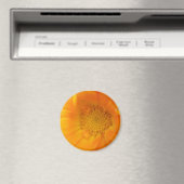 Orange Marigold Macro Magnet (In Situ (Geschirrspüler))