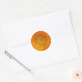 Orange Marigold Makro Stickers (Umschlag)