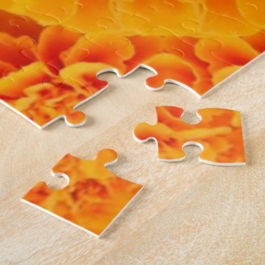 Orange Marigold Mandala Puzzle (Seite)