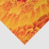 Orange Marigold Mandala Seidenpapier (Detail)