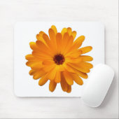 Orange Marigold Mousepad (Mit Mouse)