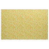 Orange Marigold Pattern auf rosa Blumengestein Stoff (Fat Quarter (45,7 x 55,9 cm))
