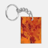 Orange Marigold Schlüsselanhänger (Vorderseite links)