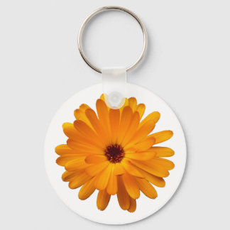 Orange Marigold Schlüsselanhänger