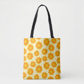 Orange Marigolds Hand-Illustrierte florale botanis Tasche (Vorderseite)