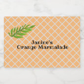 Orange Marmalade Lebensmitteletikett (Einzelnes Label)