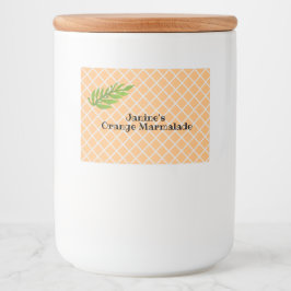 Orange Marmalade Lebensmitteletikett