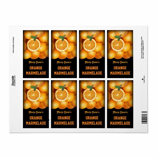 Orange Marmelade (anpassbar) (Vorne)