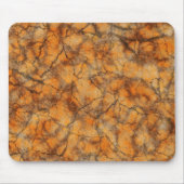 Orange Marmor Mousepad (Vorne)