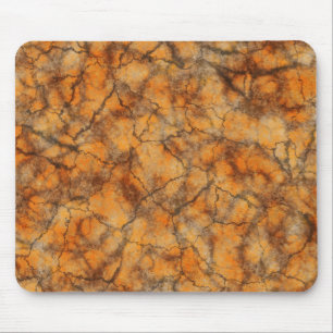 Orange Marmor Mousepad