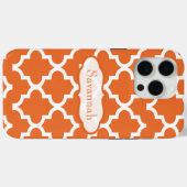 Orange marokkanische Personalisierte iPhone Case-Mate iPhone Hülle (Rückseite (Horizontal))