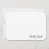 Orange Masquerade Ball Maske Kostüm Halloween Teil Einladung (Rückseite)