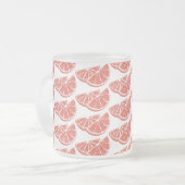 Orange Mattglastasse (Vorderseite Links)