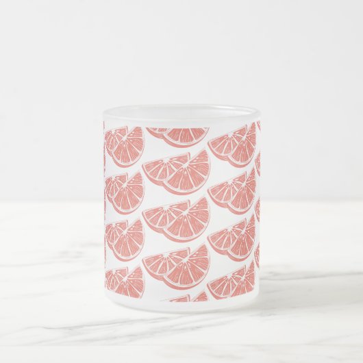 Orange Mattglastasse (Mittel)