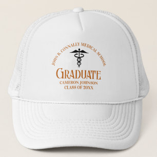 Orange Medical School Abschluss Truckerkappe
