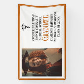 Orange Medical School Foto Graduation Party Banner (Vertikal)