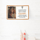 Orange Medical School Foto Graduation Party Banner (InSitu)