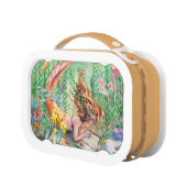 Orange Meerjungfrau-Brotdose Brotdose (Links)