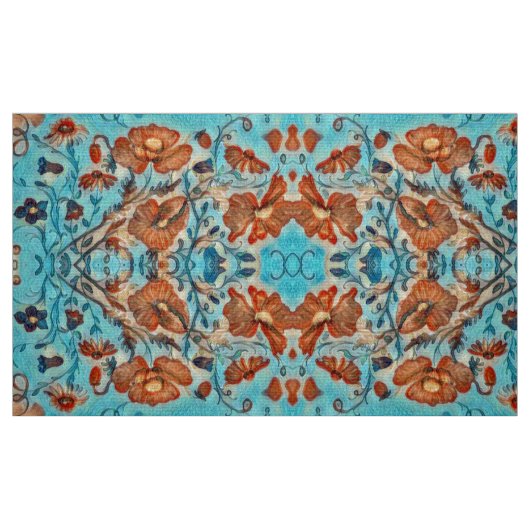 Orange Melody Fabric Stoff (Fat Quarter (45,7 x 55,9 cm))