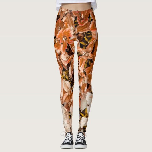 Orange Mess Leggings (Vorderseite)