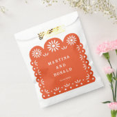 ORANGE MEXICAN PAPEL PICADO GESCHENKTÜTCHEN (Versiegelt)