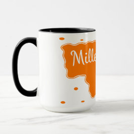 Orange Millennium MaMa Design 90S-Rückmeldung Tasse