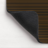 Orange Minimallinien Mousepad (Ecke)