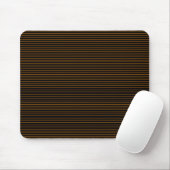 Orange Minimallinien Mousepad (Mit Mouse)