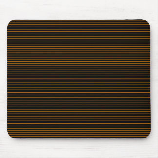 Orange Minimallinien Mousepad