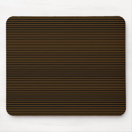 Orange Minimallinien Mousepad (Vorne)