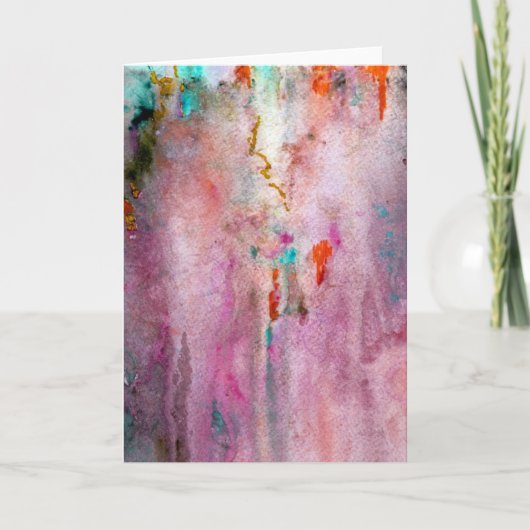 Orange Mist Grußkarte Karte (Vorderseite)