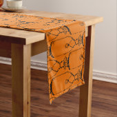 Orange mit Flasche Kurzer Tischläufer (Beispiel)