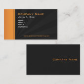 Orange mit Grau-Explosion Visitenkarte (Vorne/Hinten)