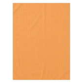 Orange mit Lila Dash Pattern Tablette Tischdecke (Vorderseite)