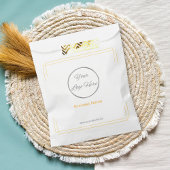 Orange mit Logo-Werbepapier Geschenktütchen