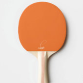 Orange Mit Monogramm Ping Pong Paddle Tischtennis Schläger