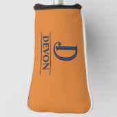 Orange Mit Monogramm Putter Head Cover Golf Headcover (Rotieren 90)