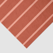 Orange mit rosa Streifen-Papiertaschentuch Seidenpapier (Detail)