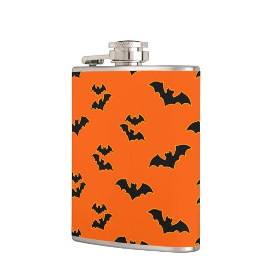 ORANGE MIT SCHWARZEN HALLOWEEN FLYBATTEN FLACHMANN (Links)
