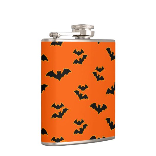 ORANGE MIT SCHWARZEN HALLOWEEN FLYBATTEN FLACHMANN (Rechts)