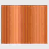 Orange mit schwarzen und gelben Streifen Geschenkpapier (Flach)