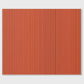 Orange mit schwarzen und Lila Streifen Geschenkpapier (Flach)