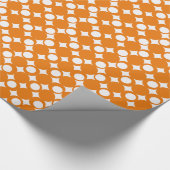 Orange Mod Ball Design @ Emporio Moffa Geschenkpapier (Ecke)