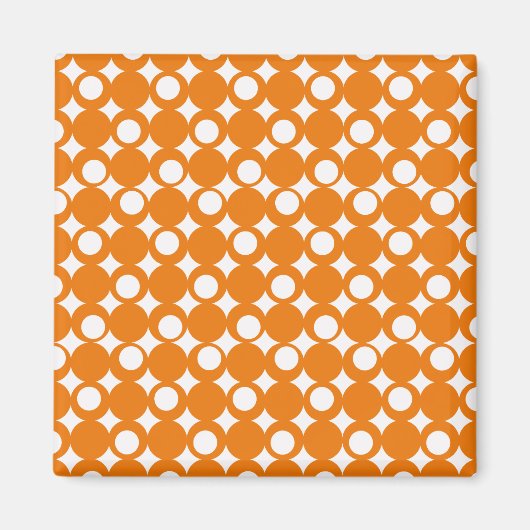Orange Mod Ball Design @ Emporio Moffa Magnet (Vorne)