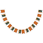 Orange Modern Graduation Photo Congratulations Wimpelkette (Alle)